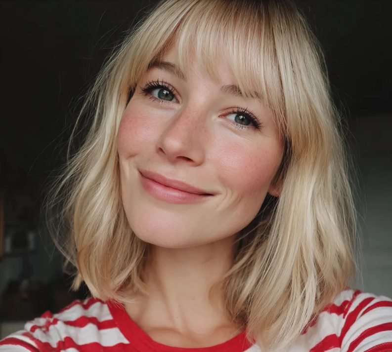 Ellie smiling